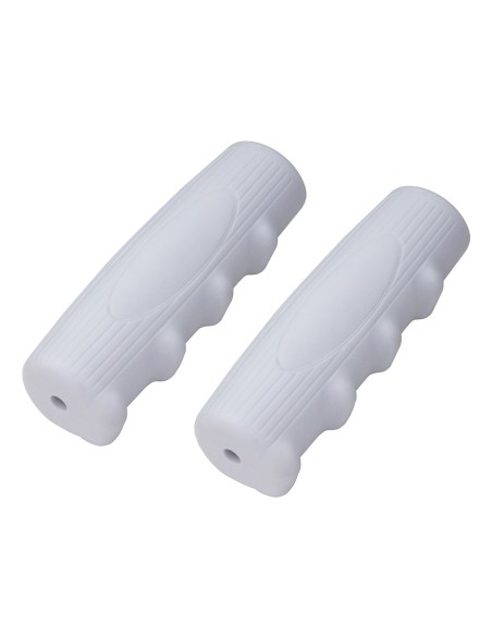 Grips 7/8 long 116mm Kraton Rubber 0214 White.
